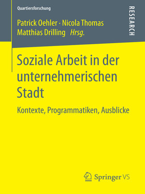 cover image of Soziale Arbeit in der unternehmerischen Stadt